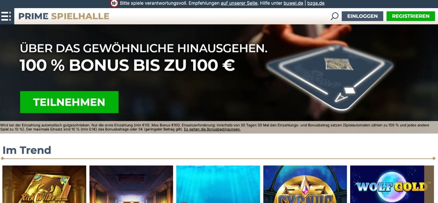 prime spielhalle casino